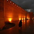 Irani lady passing in front of Arg-e Karim Khan