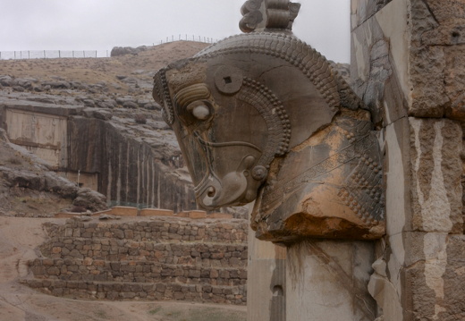 Horse statue at Persepolis