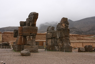 Rock horses at Persepolis