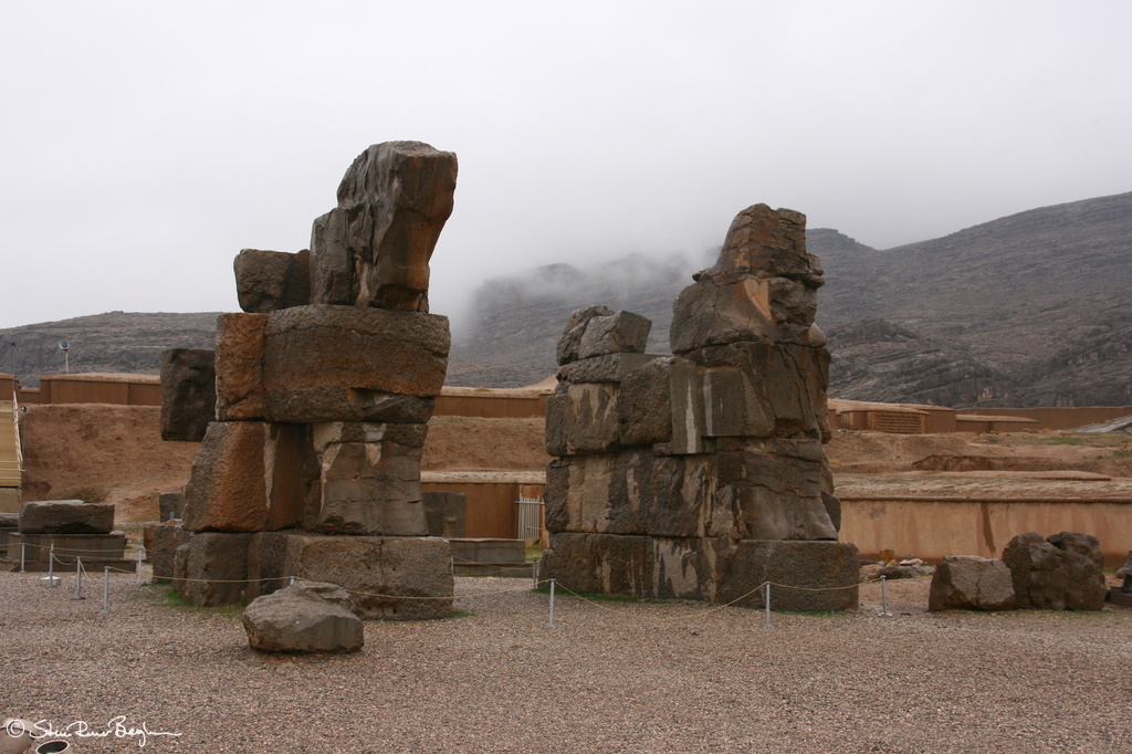 Rock horses at Persepolis