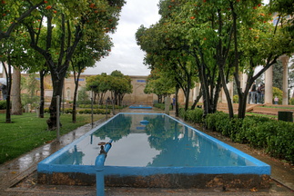 Water feature near Hafez Mausoleum