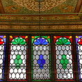 Stained glass windows at Naranjesten-e Ghavam