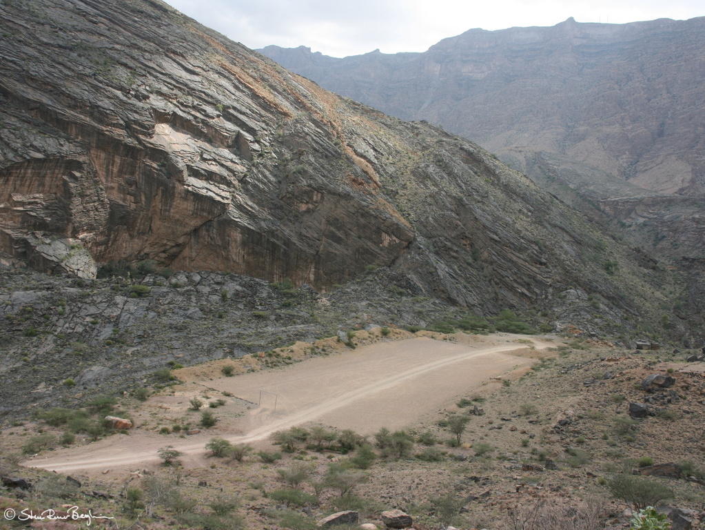 The home ground of Bilad Sayt village football club