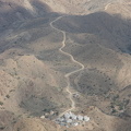 View from road to 