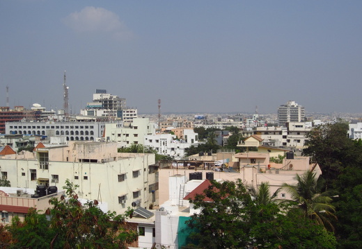 View over Hyderabad