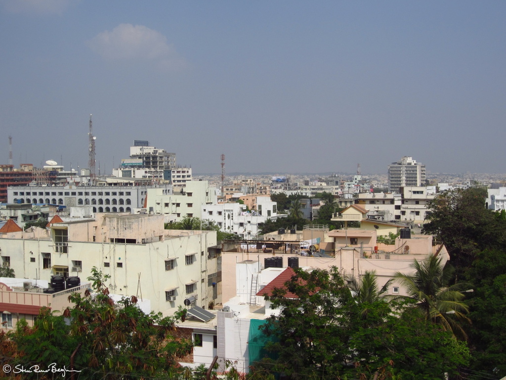 View over Hyderabad