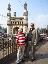 Shankar and Runar at Charminar