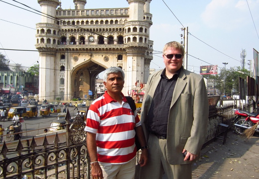 Shankar and Runar at Charminar
