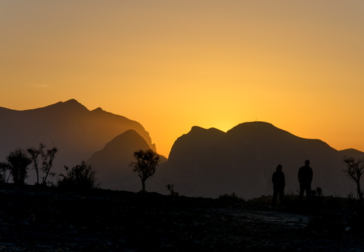 Sunset on Jebel Shams