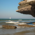 Sailboat in front of Yitti Beach