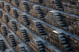 Detail of Chand Baori Step Well (Abhaneri)