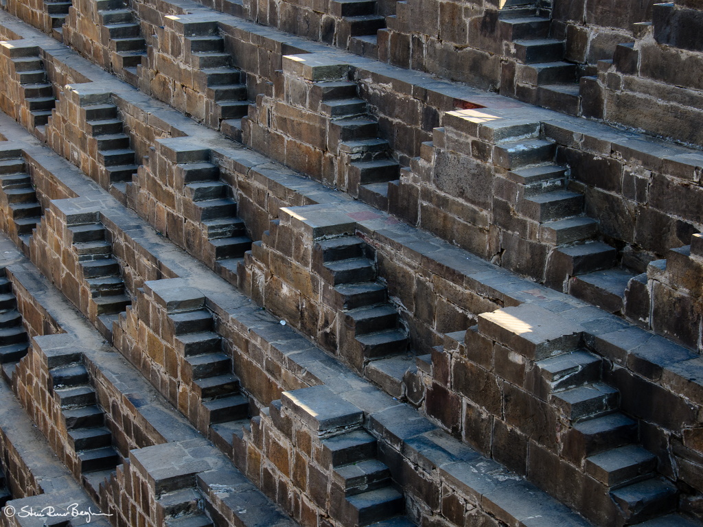 Detail of Chand Baori Step Well (Abhaneri)