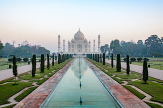 Taj Mahal in the morning