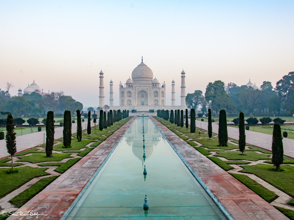 Taj Mahal in the morning