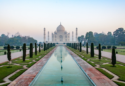 Taj Mahal in the morning