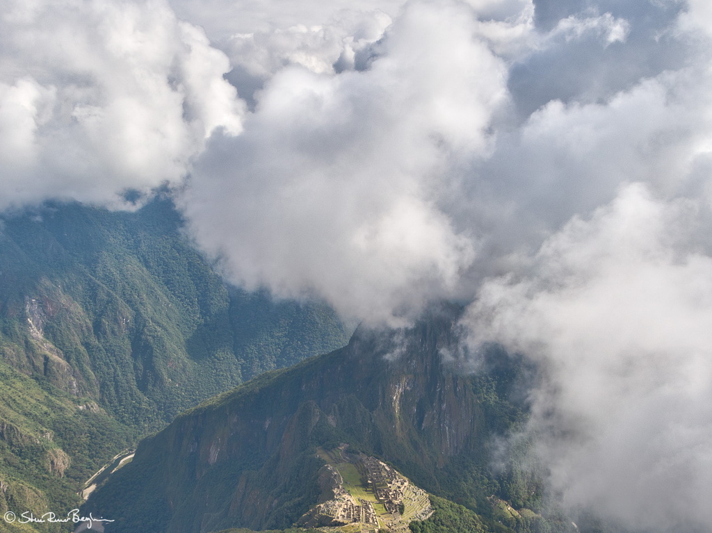 Machu Picchu seen from Macchu Picchu mountain