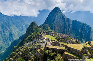 Machu Picchu in the mid-morning