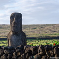 Ahu Tongariki in the late afternoon