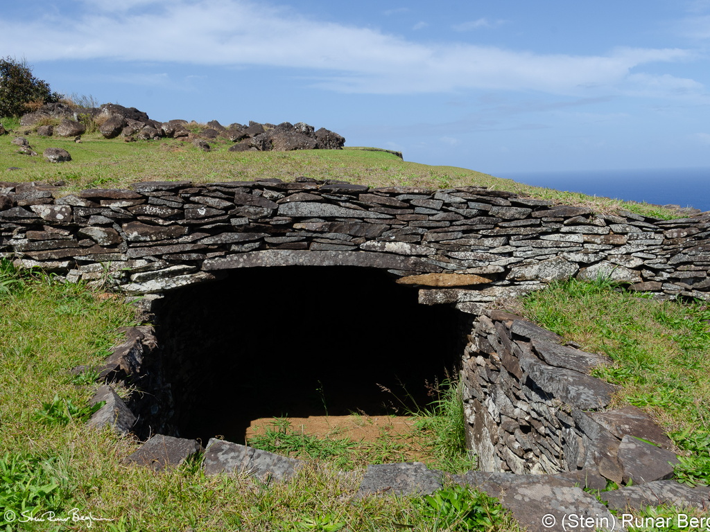 Orongo stone village