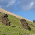 Moai at Rano Raraku