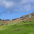 Moai in Rano Raraku crater