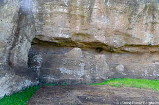 Unfinished Moai at Rano Raraku