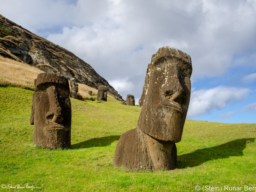 Moai at Rano Raraku