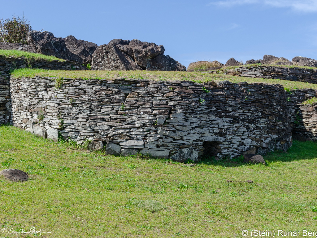 Orongo stone village