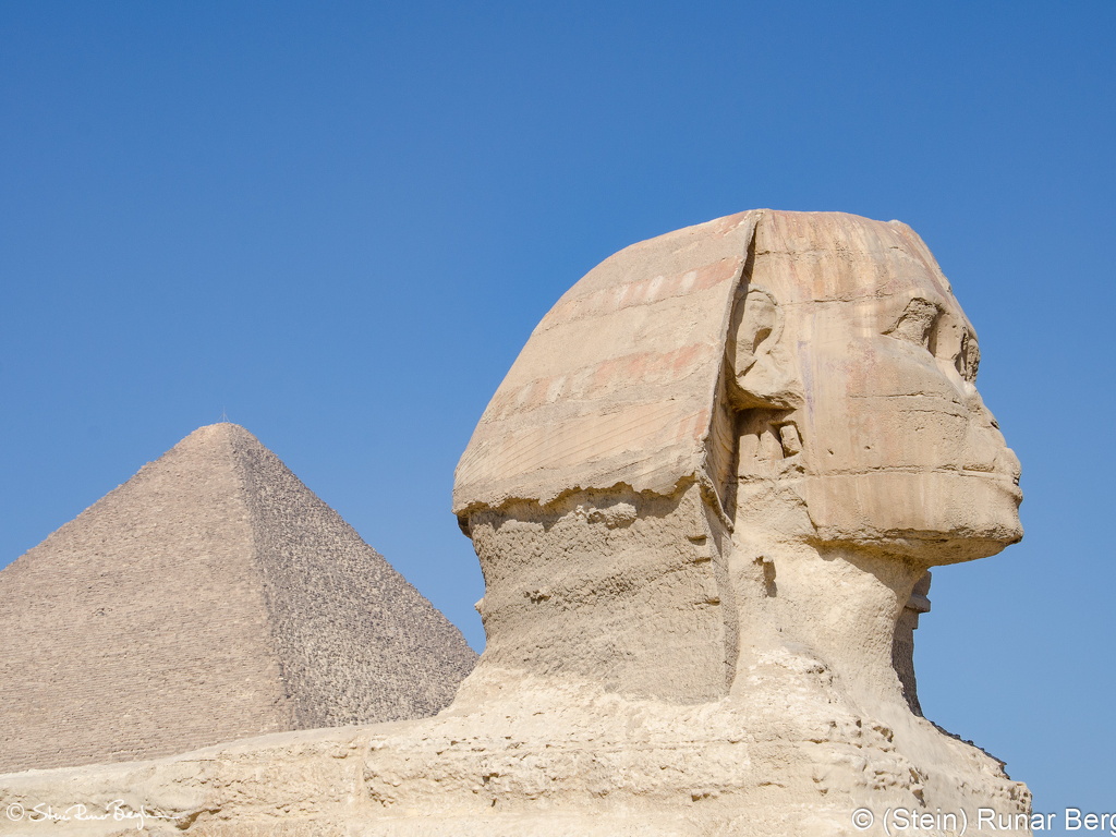 The Sphinx and the Great Pyramid