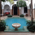 The courtyard of Riad el Noujoum