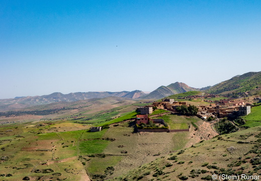 Berber villages on the slopes of Jebel Sahl, Morocco