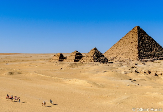 The Pyramid of King Menkaure and the Pyramids of the Queens