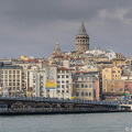 Galata bridge - and tower, istanbul