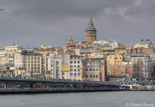 Galata bridge - and tower, istanbul