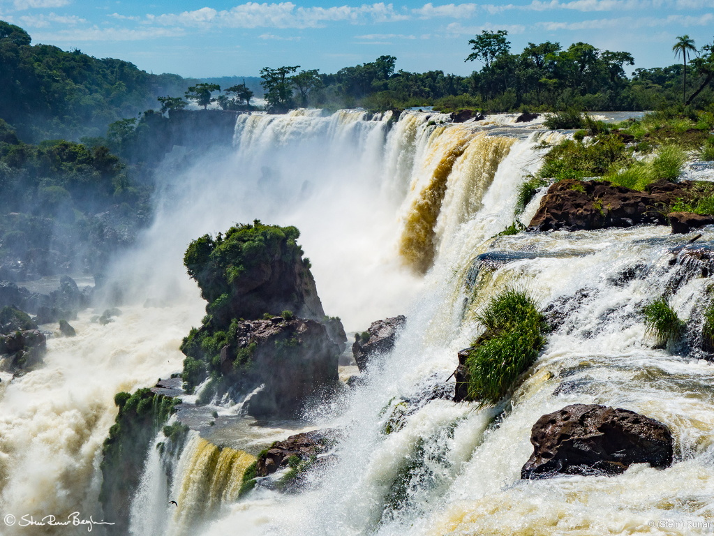Foz do Iguassu seen from the Argentinian side