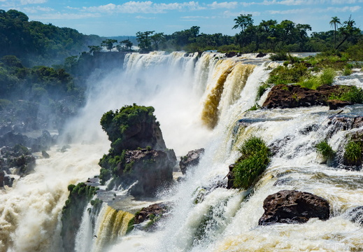 Foz do Iguassu seen from the Argentinian side