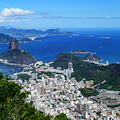 Rio de Janeiro and Sugarloaf Mountain seen from Corcovado