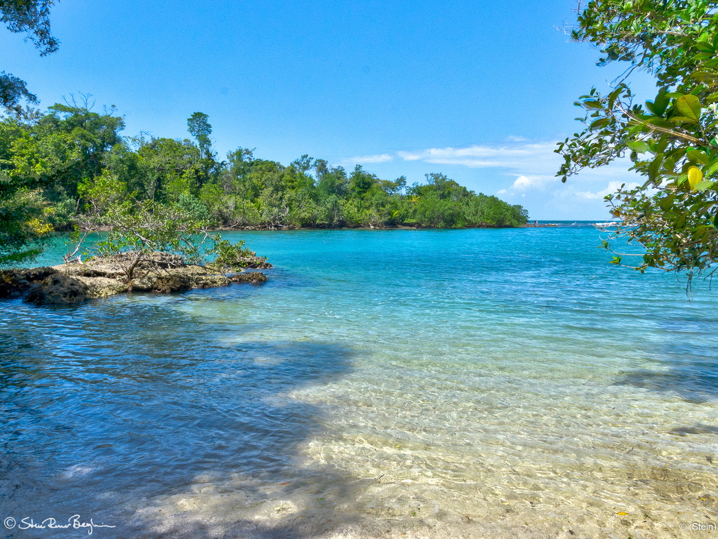 "The Pool" a hidden jungle beach, Isla Colon, Bocas del Toro 